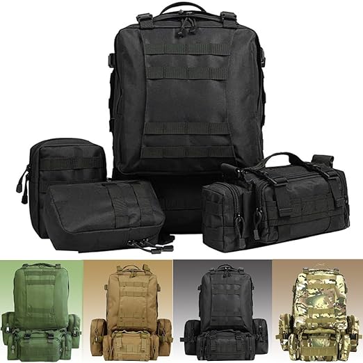 title=Cvlife- Zaino da 50 l Molle 3 giorni, militare tattico da assalto, da campeggio