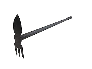 DeWit Long Handle Comby 3-Tine Cultivator/Heart Shaped Hoe