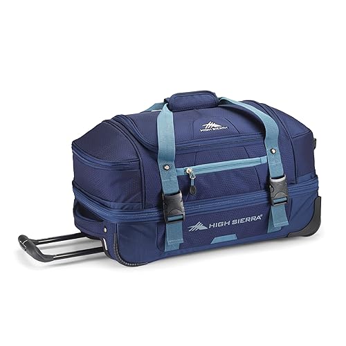 High Sierra 22” Wheeled Rolling Duffle Bag, Lightweight and