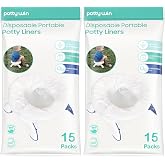 [30 Counts] Disposable Potty Liners Compatible with OXO Tot 2-in-1 Go Potty | Potty Refill Bags for Toddler Travel, Universal Potty Bags Fit Most Potty Chairs and Travel Potty