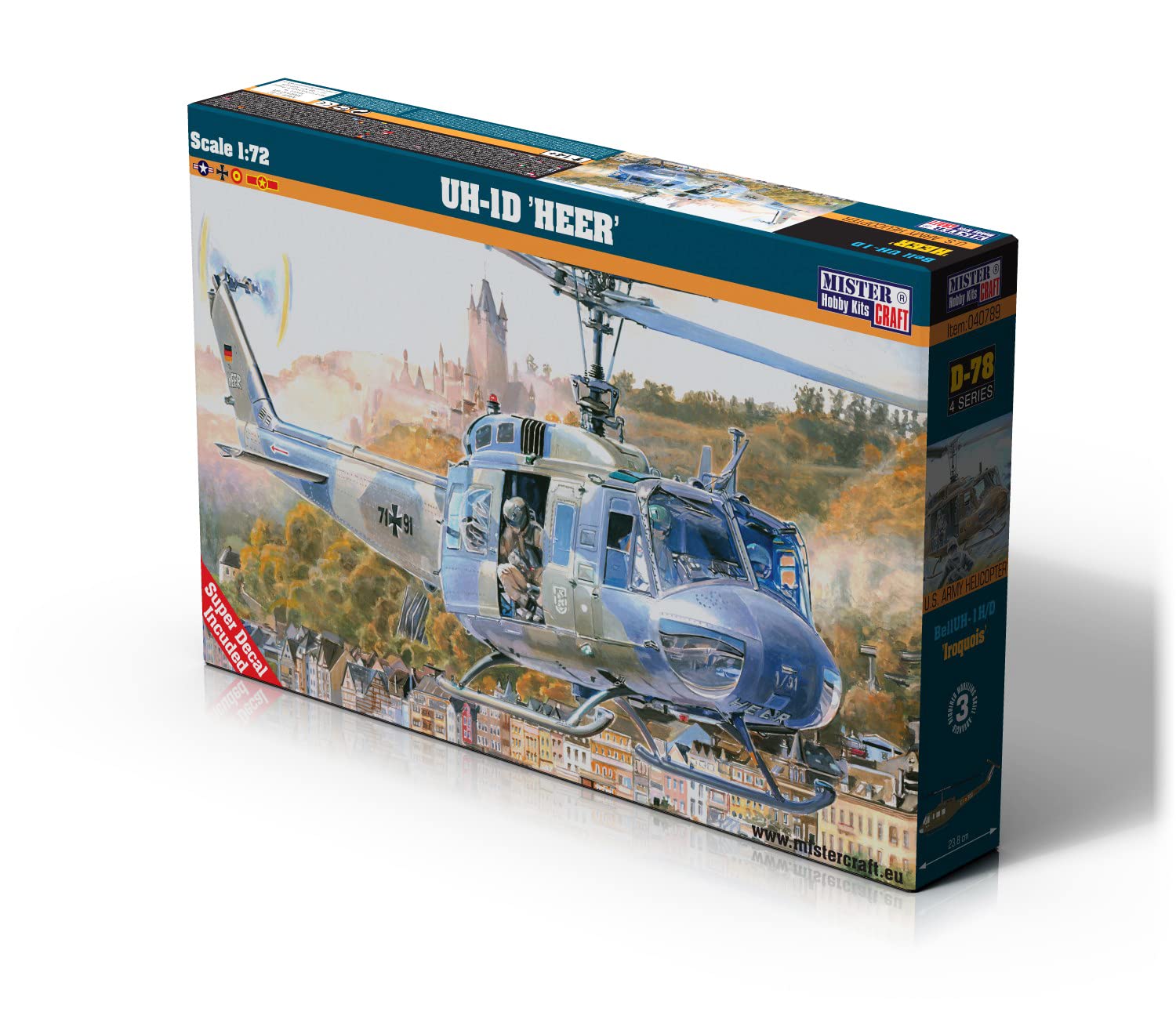 MisterCraft 1:72 UH-1D Heer