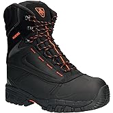 RefrigiWear Men's PolarForce Max Work Boots, Leather Work Boots, -40°F Comfort Rating