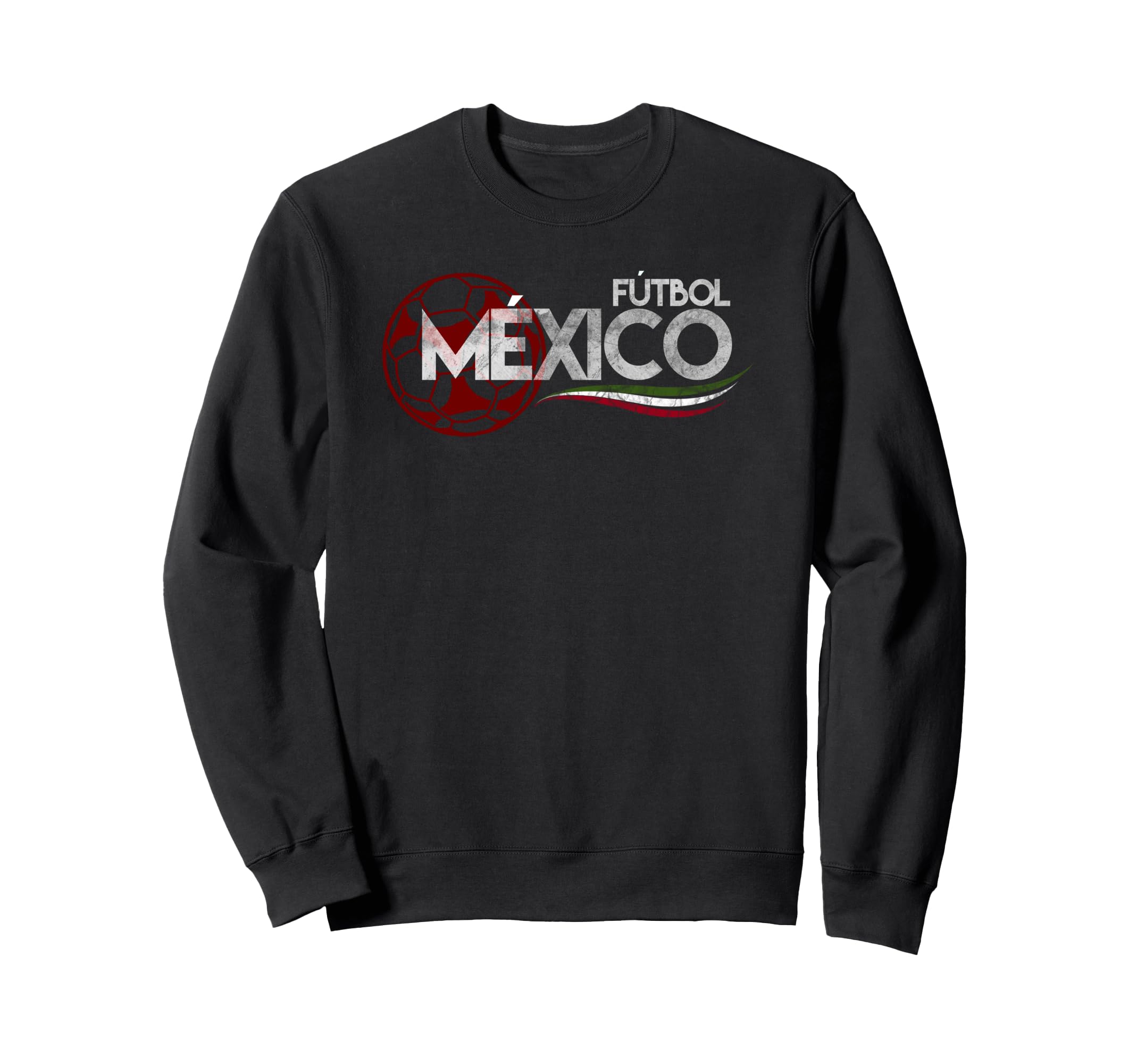 Soccer Futbol Mexico Distressed Sweatshirt