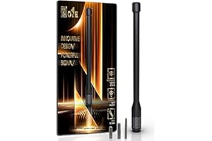 KEYO1E Carbon Fiber Antenna Compatible with Dodge RAM Trucks 1500 2500 3500 1994-2026/7.9 Inches Flexible Rubber Truck Car Antenna Replacement/Designed for Enhance FM/AM Reception