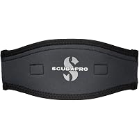 Scubapro Ghost Dive Mask Con Correa Abierta Ez (negro) | Meses sin interés