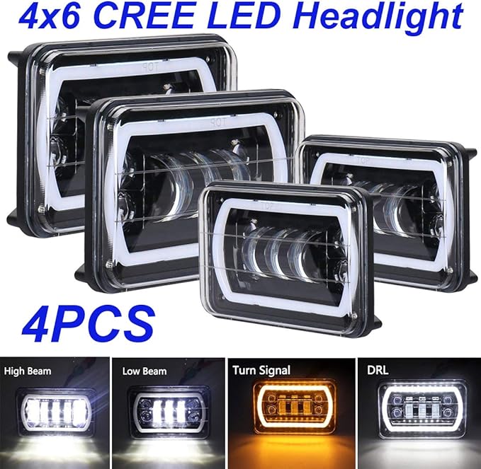 Amazon.com: 4x6 LED Headlights 