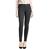 SATINATO Women's Straight Pants Stretch Slim Skinny Solid Trousers Casual Business Office
