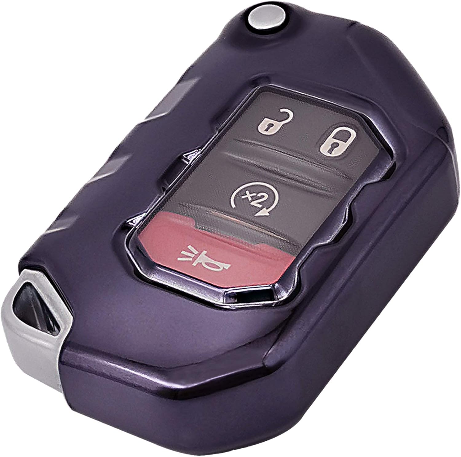 Alegender Soft TPU Key Fob Cover Case Remote Holder Skin Glove Fit for