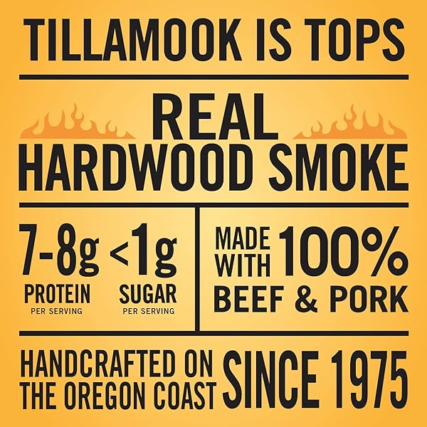 TILLAMOOK COUNTRY SMOKER REAL HARDWOOD SMOKED SAUSAGES, TERIYAKI, 12 OUNCE