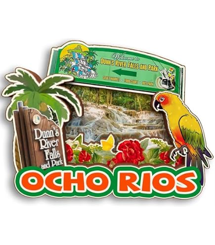 Orlaybar 3D Jamaica Decorative Fridge Magnet - Handmade Travel Souvenir & Home Decor