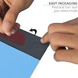 iSOUL Strong Large Mailing Bags 10 x 14 Blue 100 Pack Opaque Self Seal view 2