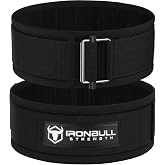 Lifting Belt for Weightlifting, Cross-Training, Olympic Lifting &amp; Bodybuilding | Auto-Lock Padded Nylon Back Support for Squats, Deadlifts Bench Press, Gym, Workout