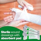 Safety First Aid Group HypaCover Sterile Dressing Bandage White Medium 12 x 12 view 4