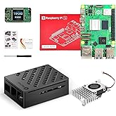 RasTech Raspberry Pi 5 16GB Kit with Active Cooler, Pi5 16GB Board, Pi5 ABS Case and Screwdriver Included