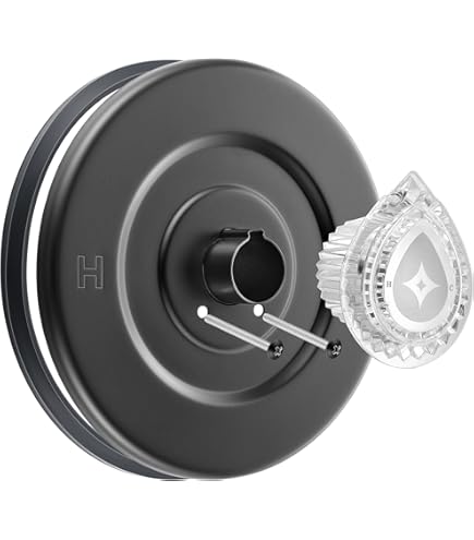 Universal Shower Valve Trim Kit – Single-Handle Matte Black, Compatible With Moen Moentrol & Posi-Temp Valves, 2-Hole Wall Mount, Zinc Alloy + ABS, DIY Install