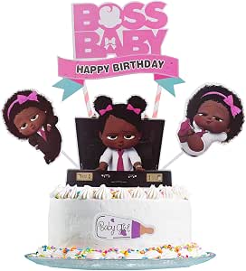 Boss Baby Cake Topper Boss Baby Happy Birthday Cake Topper Birthday Party Baby Shower Cake Decorative Supplies Girl Amazon Ca Grocery Gourmet Food