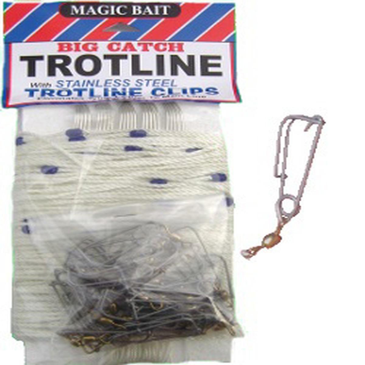 Magic Bait Big Catch 150Feet Trotline, White 026691777182 eBay