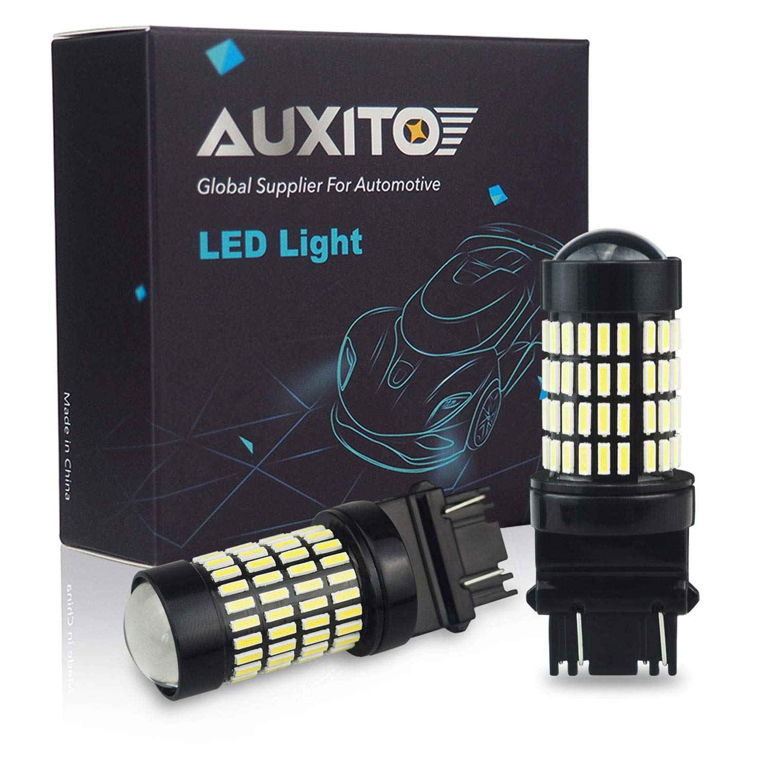 3157 LED Reverse Light Bulbs, AUXITO 1400 Lumens 4014 102SMD 3056 3156