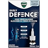 Vicks Early Defence Nasal Spray, Cold Virus Blocker, Clinically Proven, 15 mL