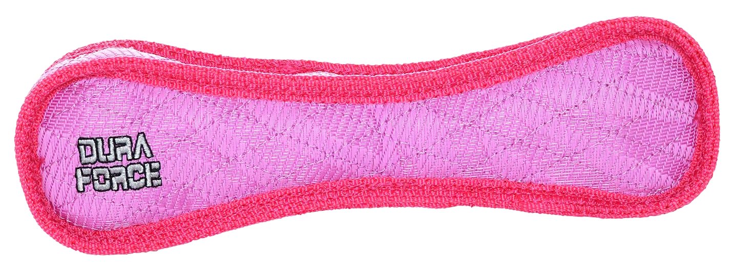 DuraForce Bone Tiger Dog Toy, Pink โ image 1