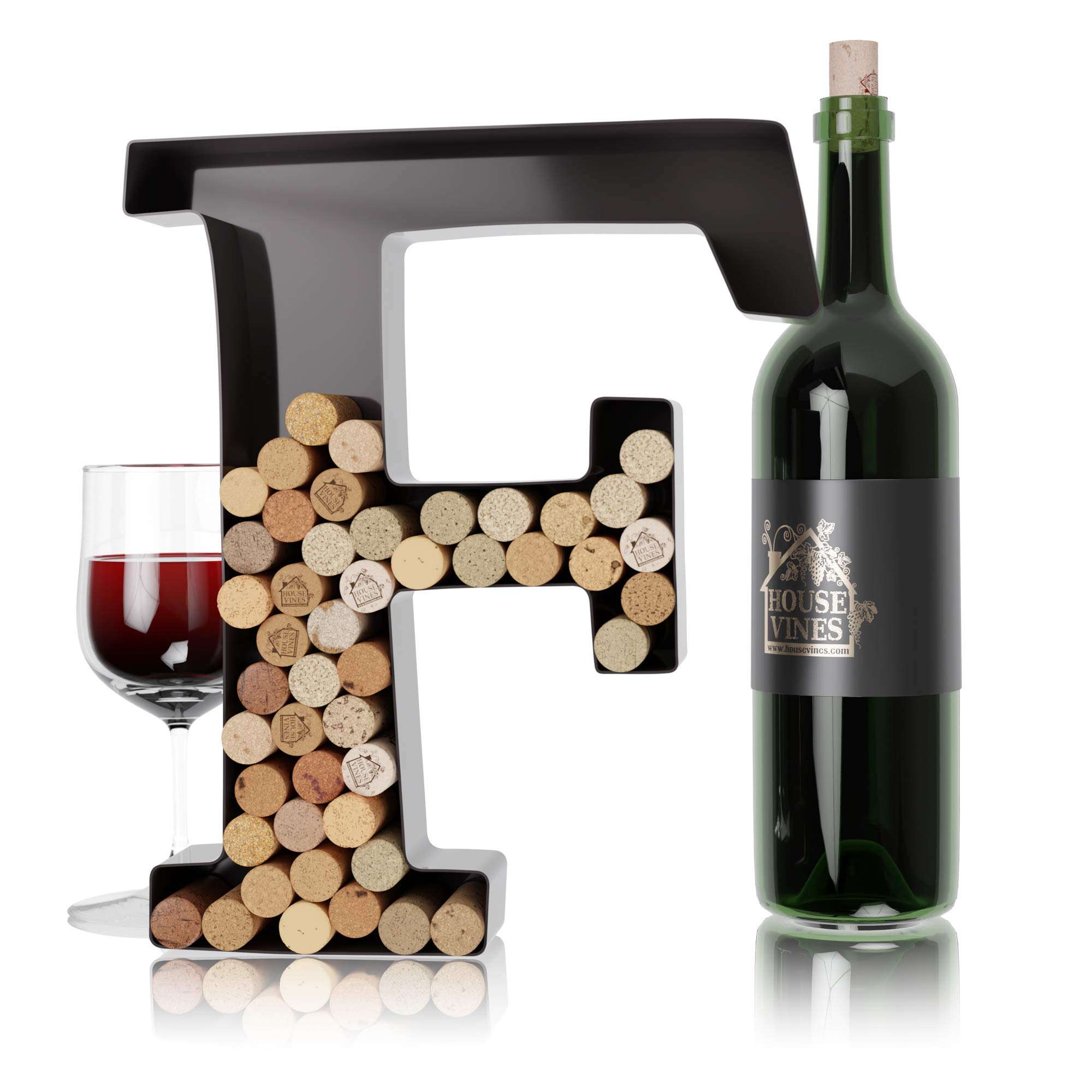 HouseVines Metal Letter Letter Holder Letter Holder Cork Letter Holder F