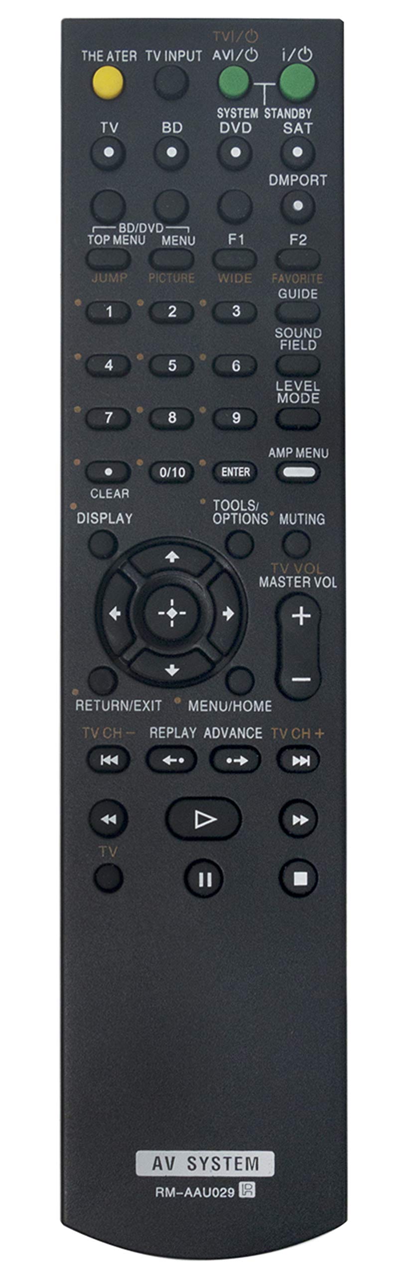 Photo 1 of RM-AAU029 Replaced Remote fit for Sony Home Theater HT-CT100 SA-WCT100 SS-MCT100 HTCT100 SAWCT100 SSMCT100