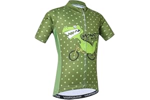 JPOJPO Kid Children Boys' Girls' Short Sleeve Cycling Jersey for Youth
