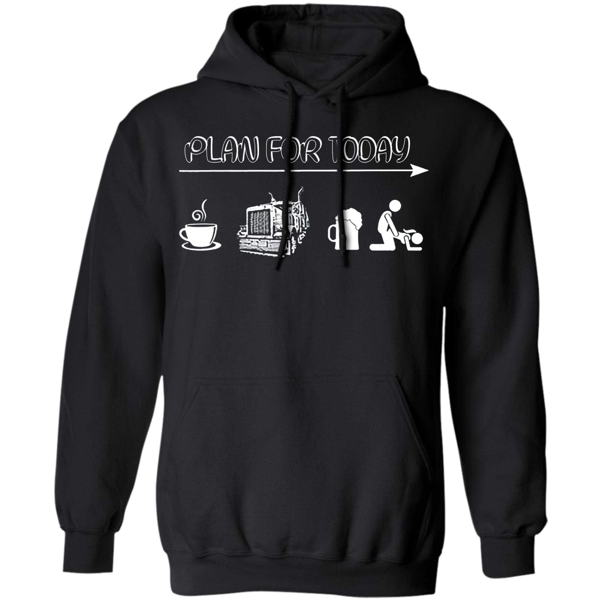Plan For Today Coffee Truck Beer Fuck Tshirt Funny Gift