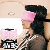 Shyyween 2 Pcs Travel Pillow Airplane Head Strap for Sleeping Airplane Car Headrest Head Support Band Neck Brace Air Plane Essentials for Long Flights Car Plane Sleep Neck Upright, Stops Bobbing