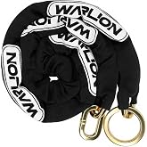 WARLION Heavy Duty Security Chain, 5ft x 3/8in Thick, 6.4lbs, Anti-Theft &amp; Cut-Proof Motorcycle Chain with Cinch Ring - Secure Generators, Trailers, ATVs, Ebikes, &amp; 2-Wheeled Vehicles (No Lock)