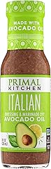 Primal Kitchen Italian Vinaigrette & Marinade Salad Dressing made with Avocado Oil, Whole30 Approved, Certified Paleo, and Ke