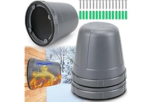 Mydrissu 3Pack Outdoor Faucet Cover,Faucets Covers for Winter Freeze Protection Plastic Insulated Spigot Protector Garden Water Spickets Cover[Thicken Hard]Outside Hose Bib Insulation Cover-Dark Gray