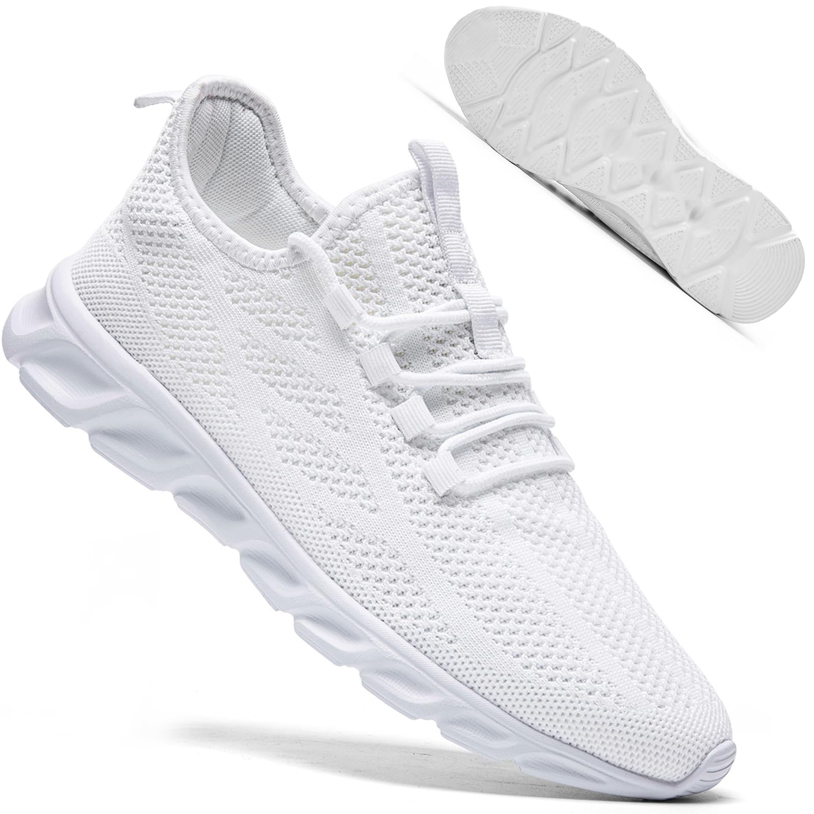 RomenSi Men's Athletic Running Shoes - Lightweight Gym Sneakers For Jogging & Workouts