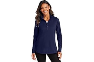 Port Authority Women's Double-Knit Quarter-Zip Pullover
