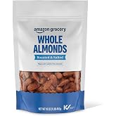 Amazon Grocery, Whole Almonds, Roasted &amp; Salted, 16 Oz (Previously Happy Belly, Packaging May Vary)