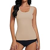 YYA Basic Tank Tops for Women, Thermal Vest Warm Tank-Top Sleeveless Camisole Lingerie, S-XL