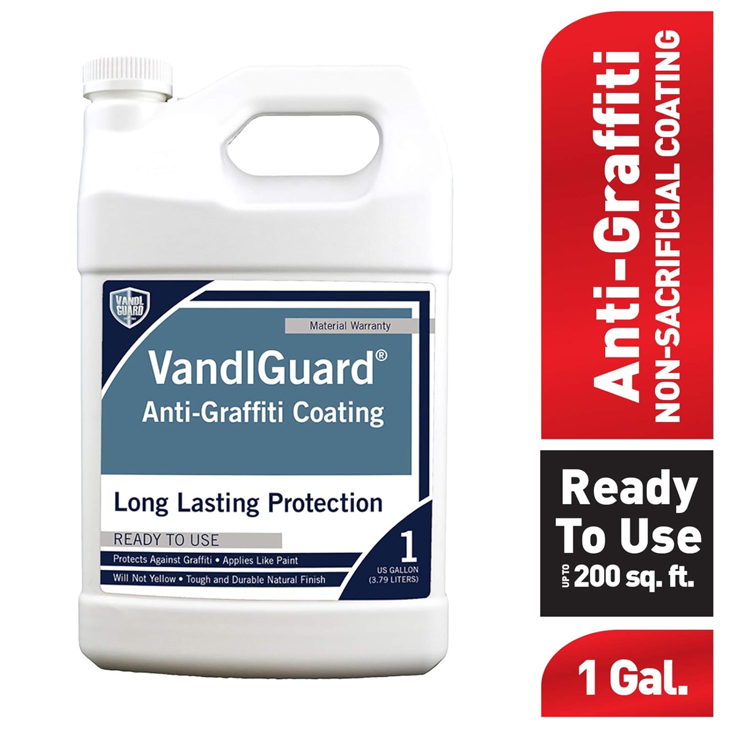 Rain Guard Vg 7001 Water Sealers Vg 7000 Vandlguard Non Sacrificial Anti Graffiti Coatings Ready To Use Covers Up To 300 Sq On Painted And Unpainted Surfaces 1 Gallon Electrical Outlet Switches Amazon Com Industrial Scientific
