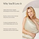 Kitsch Satin Pillowcase with Zipper Sage 48x66 cm - Hair & Skin view 5
