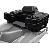 Black Boar ATV Rear Storage Box &amp; Lounger Seat, 66014 | Larged-Sized Seats with Increased Durability and Cushioned Support, Compatible with Most Tubular Racks