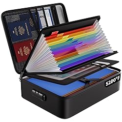 ENGPOW Fireproof File Organizer Bag with 13