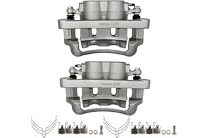 Chefull Brake Calipers Front Driver & Passenger Side for 1999-2004 for Ford F-250 Super Duty, 1999-2004 F-350 Super Duty, 2000-2005 Excursion, 18B4790 18B4791 Front Left Right Side Disc Brake Caliper