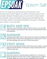 Epsoak Epsom Salt 2 Lbs Pure Magnesium Sulfate USP Made in USA Muscle Soak Bath view 7