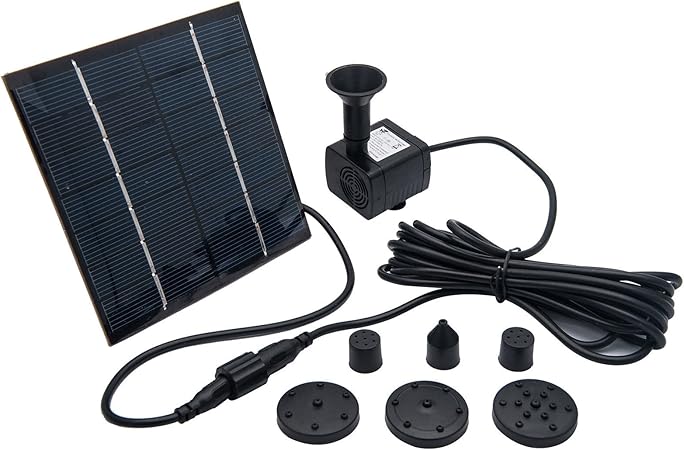 amazon solar powered pond pumps