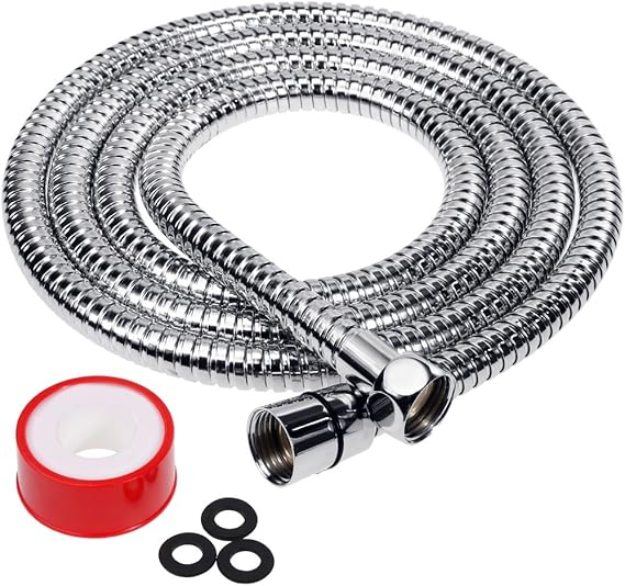 Tubo Doccia A Molla 1.5m - Flessibile In Acciaio Inox 304 Per Tutti I Soffioni - Foto 7