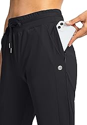 G Gradual Women's Joggers Pants with Zipper Pockets