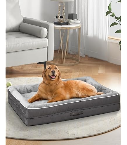 JOYELF XXLarge Memory Foam Dog Bed, Orthopedic Dog Bed Sofa With
