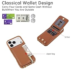Jcxtrombulous Crossbody Wallet Case for iPhone 17
