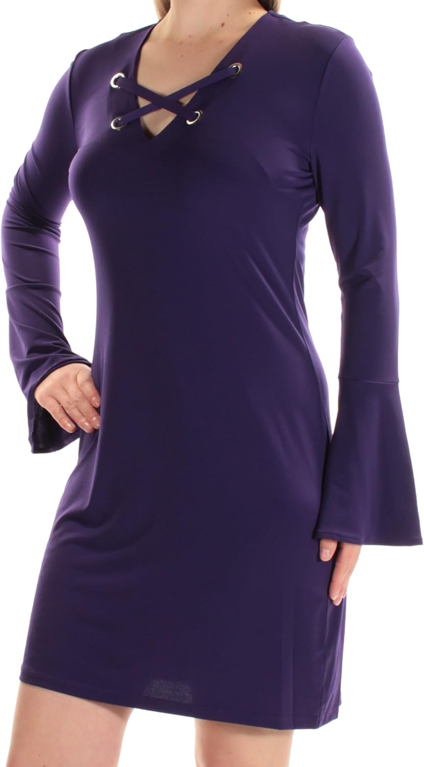 michael kors purple dress