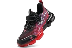 JMFCHI Kids Sneakers Boys Girls Tennis Running Shoes Outdoor Hiking Sneaker for Boys Athletic Breathable