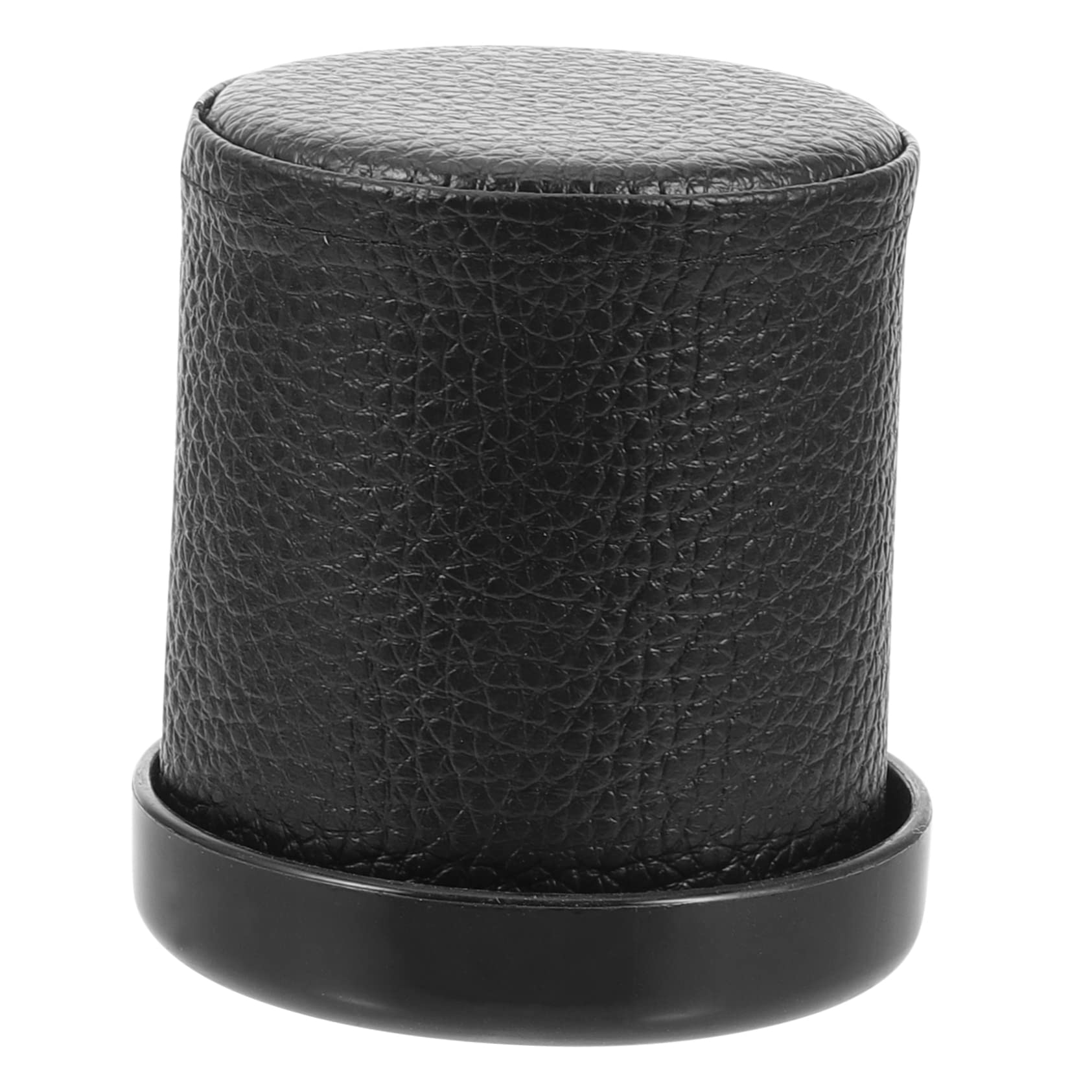 KONTONTY Leiser Würfelbecher Aus Leder Mit Filz Innenfutter Kompakter Würfelhalter Für Party Bar Und Würfelspiel Zubehör